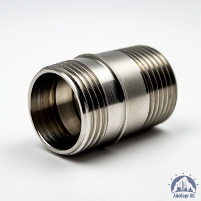 Ниппель переходной нержавеющий DN 32х15 1 1/4"-1/2" 42,4х21,3 мм AISI 316 двойной НР-НР купить в Адлере